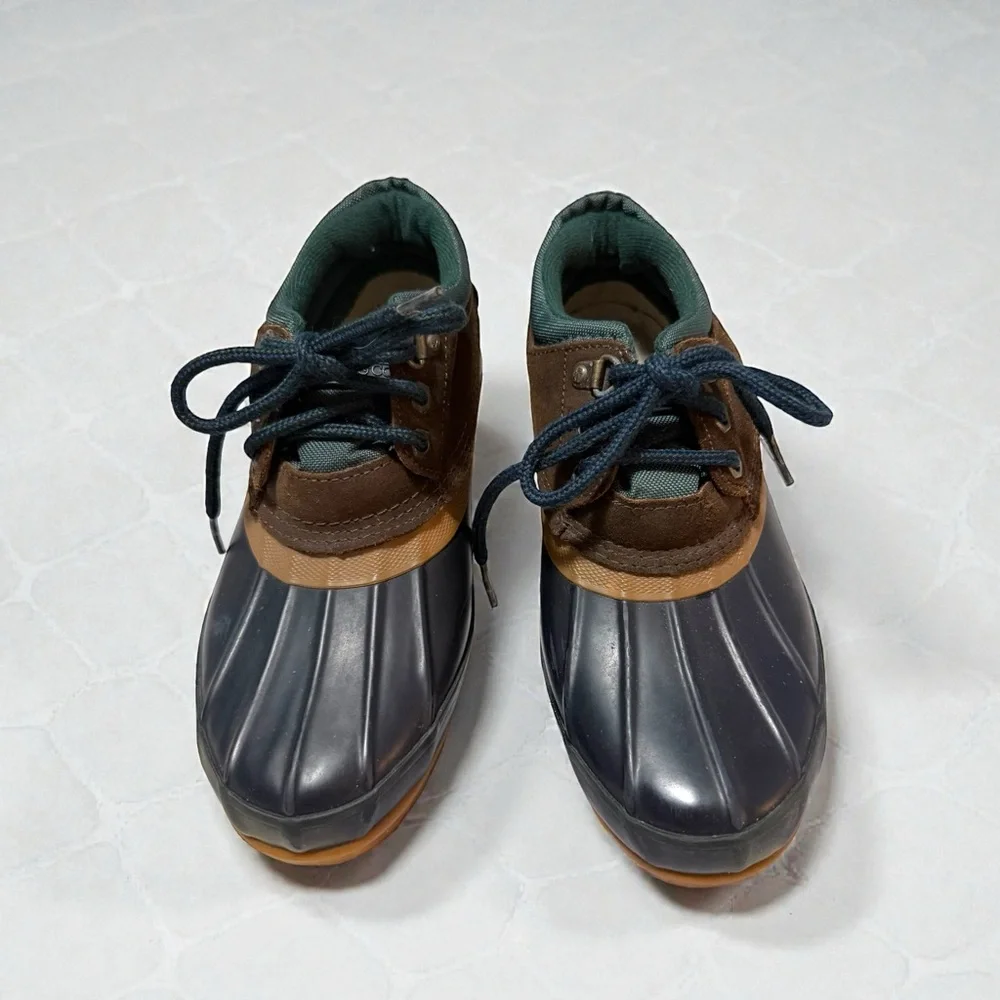 G.H. Bass & Co. Navy, Brown and Green Duck Boots